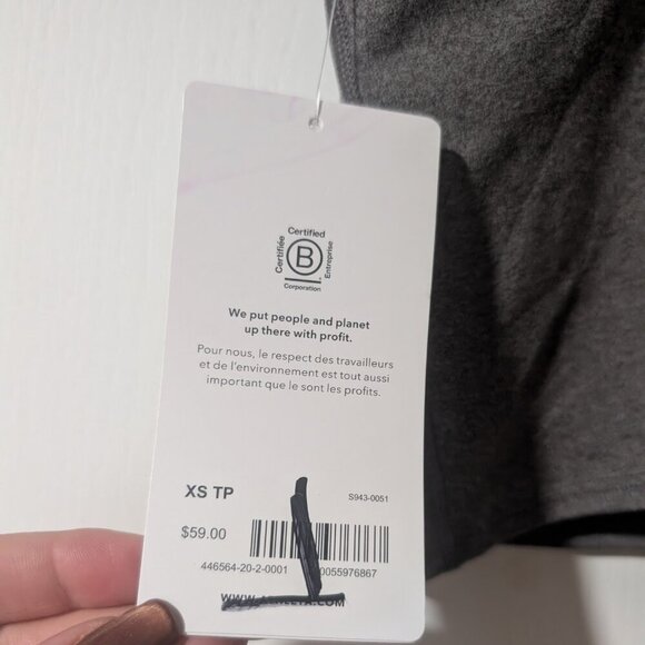 Athleta | Conscious Crop Bra A-C In Heather Grey - Picture 6 of 12